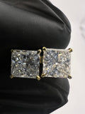 2.00ct Princess Cut Diamonds Studs Earrings