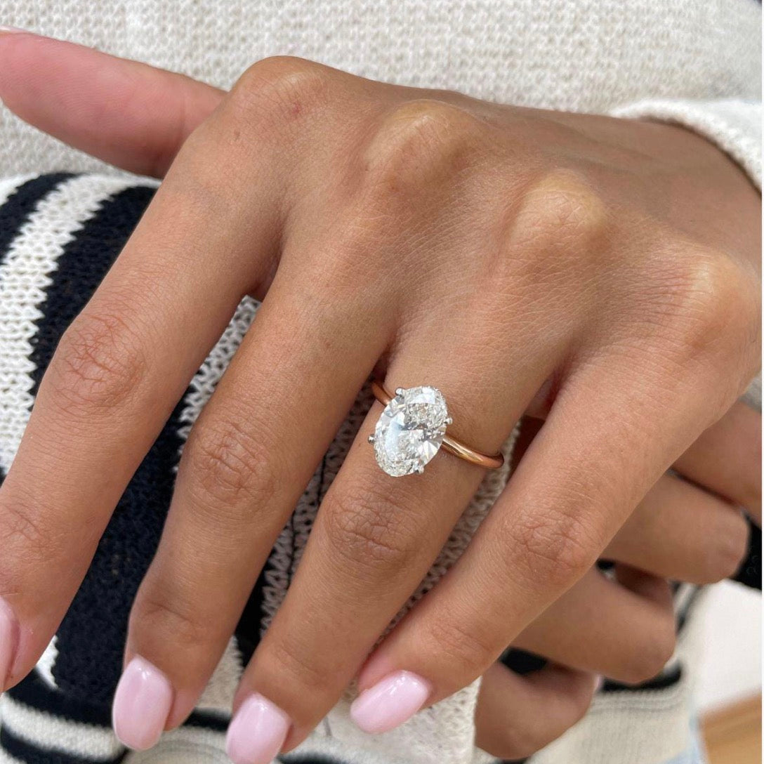 2ct Oval Cut Engagement Ring