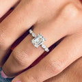 2ct Emerald Cut with Marquise Band