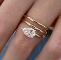 1ct Pear Cut Proposal Ring