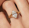 1.5ct Marquise Cut Split Shank Ring