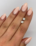 Round Cut 4-Prong Set Studs