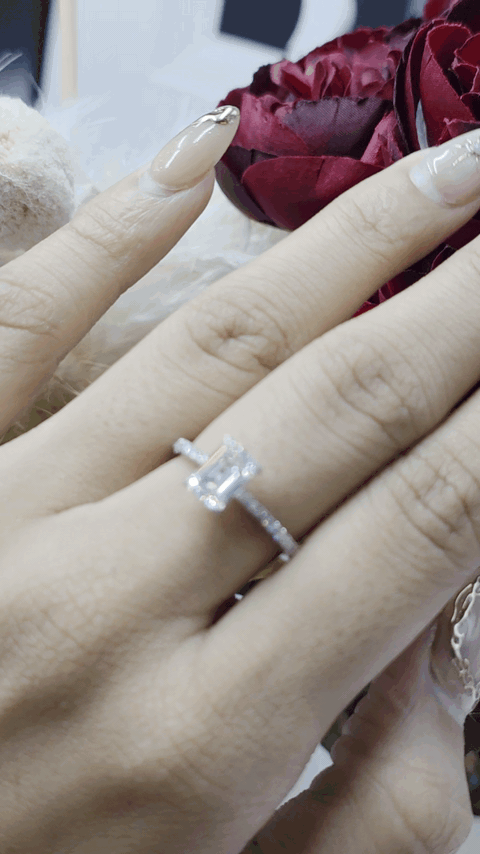 Diamond Ring - Emerald