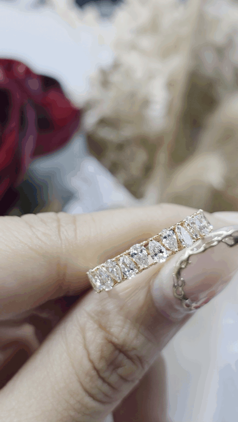 Diamond Ring -Pear