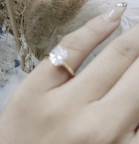 Diamond Ring -Emerald