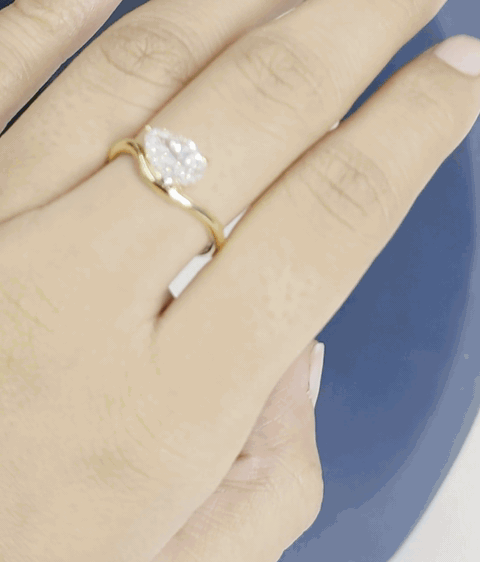 Diamond Ring -Pear
