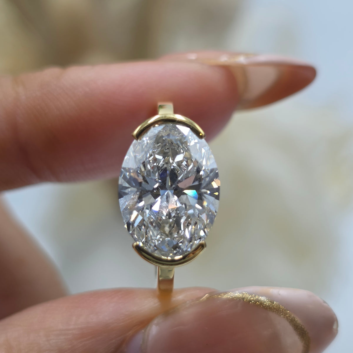 Oval Diamond Ring