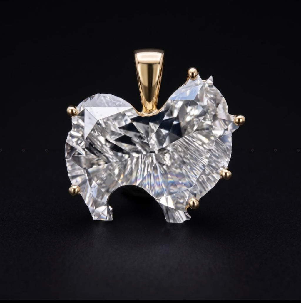 1.00CT Pomeranian diamond pendant