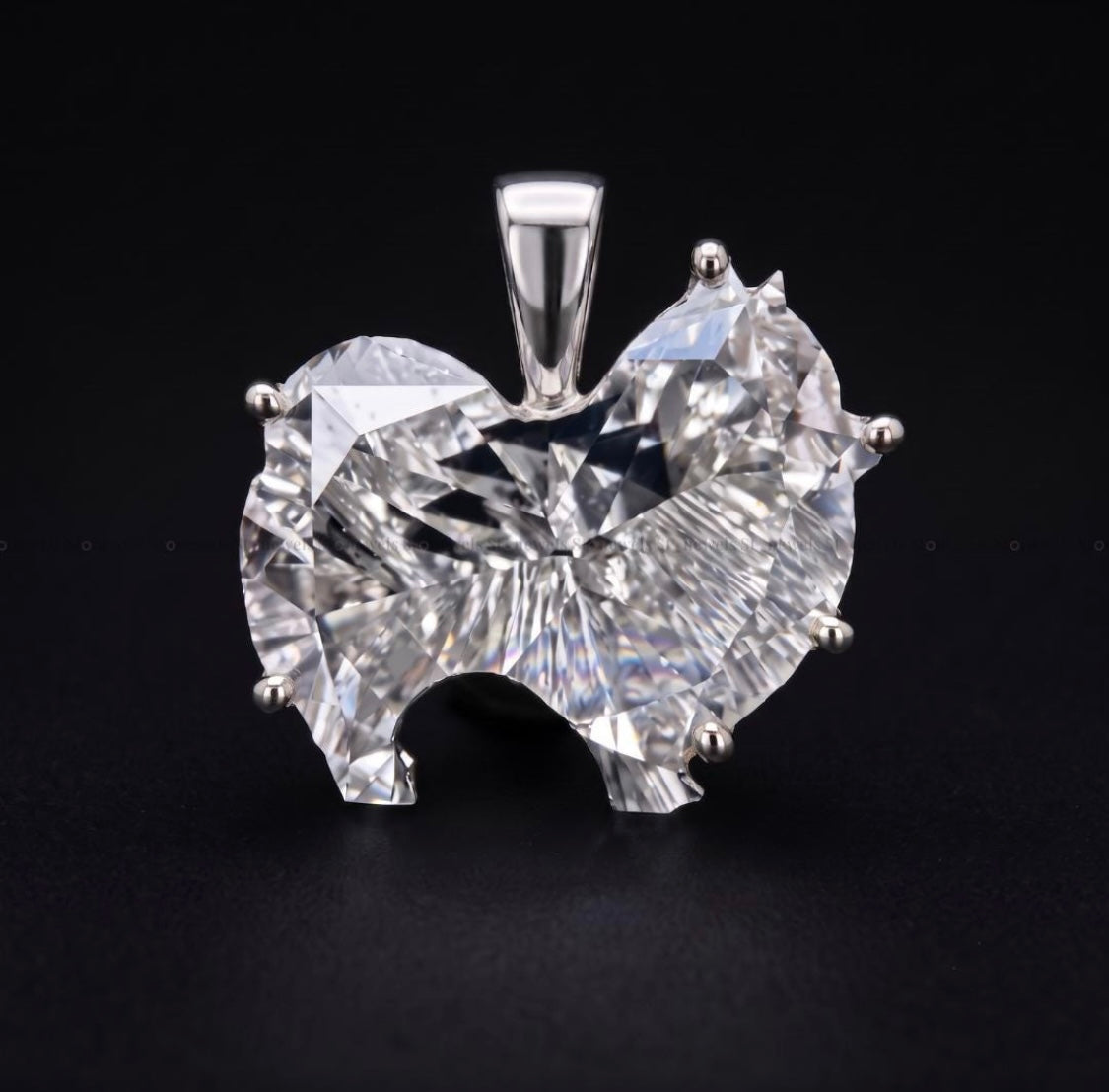 1.00CT Pomeranian diamond pendant
