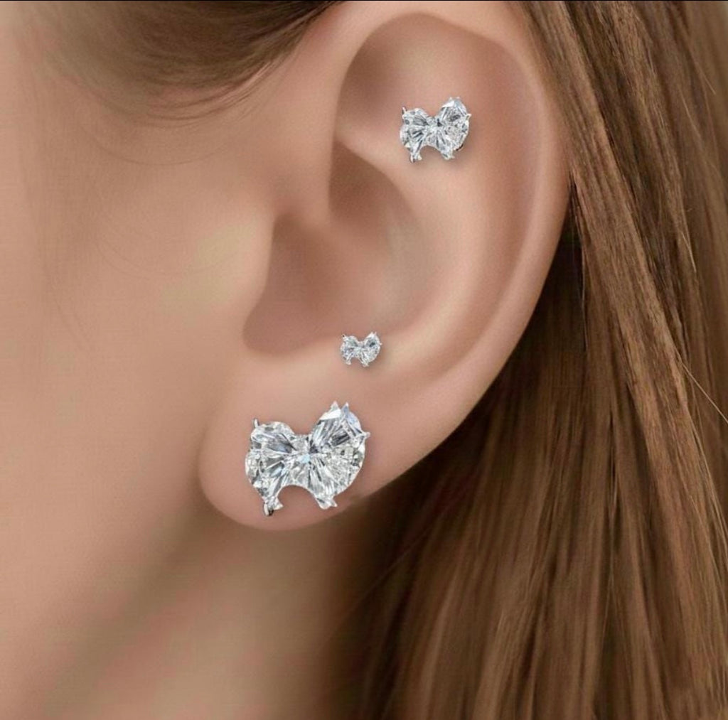 1.00CT Pomeranian diamond STUD