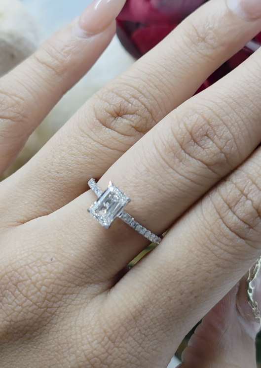 Diamond Ring - Emerald