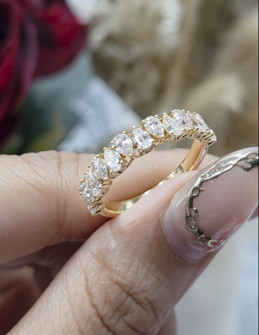 Diamond Ring -Pear