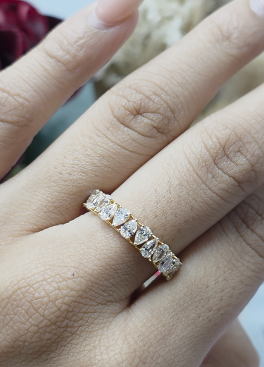Diamond Ring -Pear