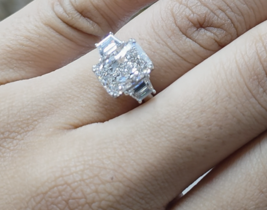 Diamond Ring -Emerald