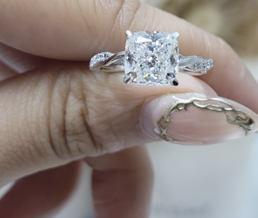 Diamond Ring -Cushion
