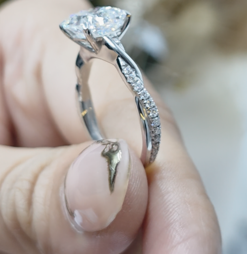 Diamond Ring -Cushion