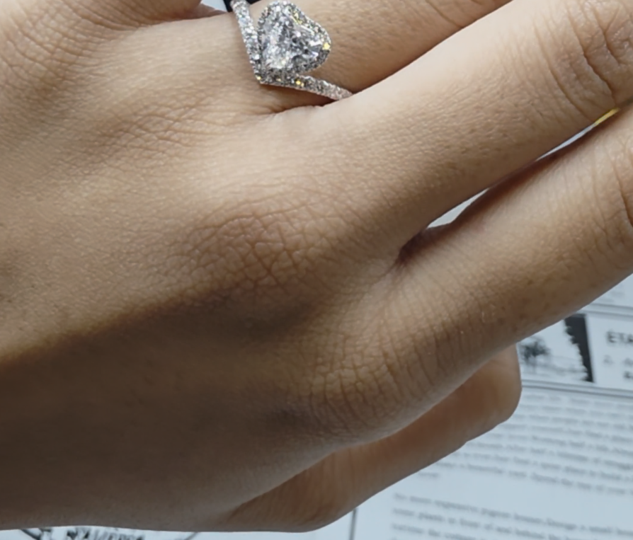 Diamond Ring -Heart