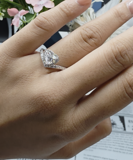 Diamond Ring -Heart