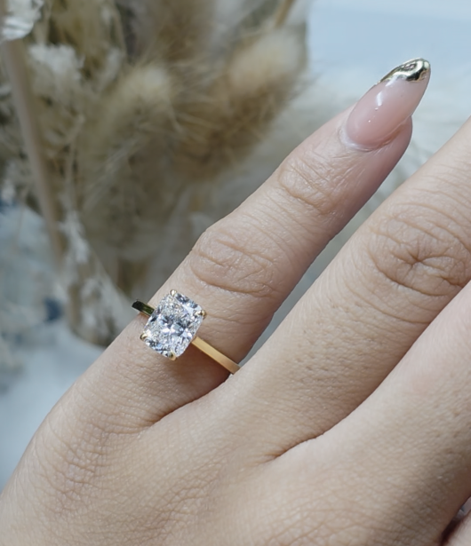 Diamond Ring -Emerald
