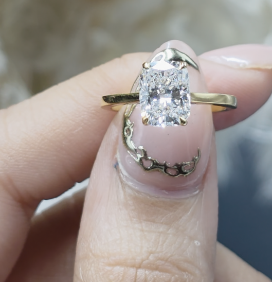 Diamond Ring -Emerald