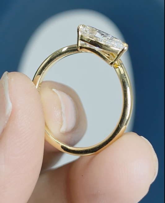 Diamond Ring -Pear