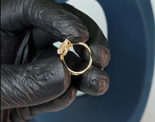 Diamond Ring -Pear