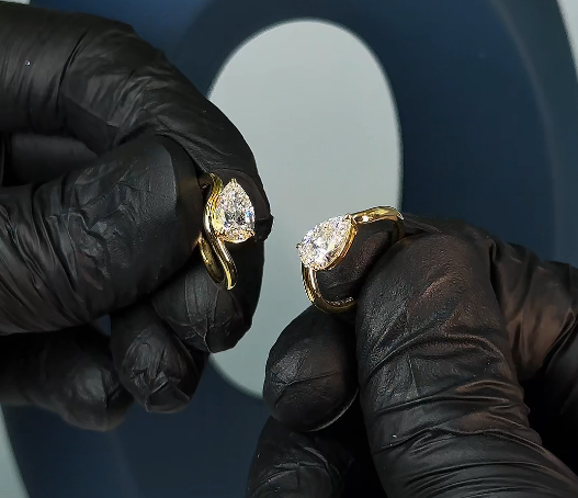 Diamond Ring -Pear